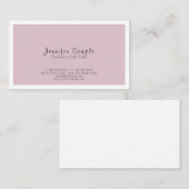 Professioneel Modern Classy Eenvoudig Ontwerp Visitekaartje (Voorkant / Achterkant)