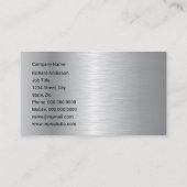Professioneel, modern computerreparatieserver visitekaartje (Achterkant)