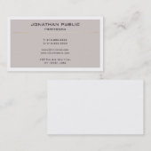 Professioneel, modern design — Eenvoudig design Visitekaartje (Voorkant / Achterkant)