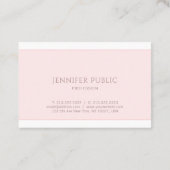 Professioneel, modern design, eenvoudig visitekaartje (Achterkant)