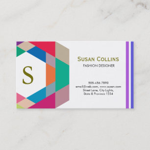 Professioneel Modern Eenvoudig Logo Monogram Visitekaartje