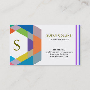 Professioneel Modern Eenvoudig Logo Monogram Visitekaartje