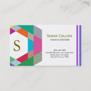 Professioneel Modern Eenvoudig Logo Monogram Visitekaartje