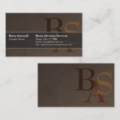 Professioneel, modern, eenvoudig visitekaartje (Voorkant / Achterkant)