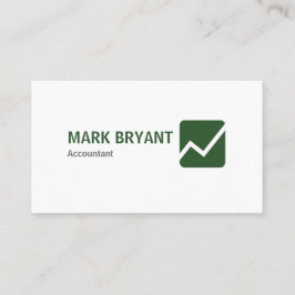 Professioneel, modern, eenvoudig wit visitekaartje