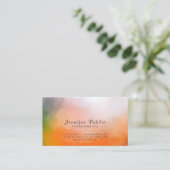 Professioneel Modern Elegant Abstract Artistic Visitekaartje (Staand voorkant)