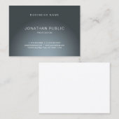 Professioneel, modern elegant design, rendy platte visitekaartje (Voorkant / Achterkant)