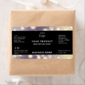 Professioneel modern elegant-etiket met sparren etiket (Insitu)