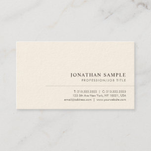 Professioneel Modern Elegant Minimalistisch Sjablo Visitekaartje