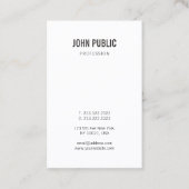 Professioneel Modern Elegant Minimalistisch Vertic Visitekaartje (Voorkant)