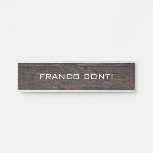 Professioneel, modern en minimalistisch deurbordje (Voorkant)