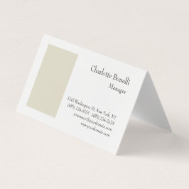 Professioneel, modern en minimalistisch visitekaartjes