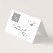 Professioneel Modern Gewoon Eenvoudig Premium Linn Visitekaartjes (Voorkant)