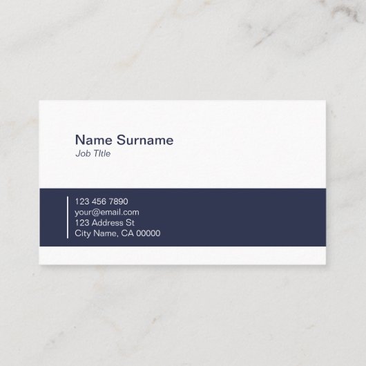 Professioneel modern grafisch Visitekaartje (Achterkant)