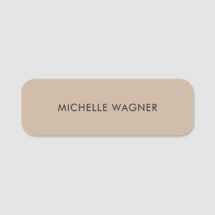 Professioneel, modern, legant minimalistisch naamplaatje