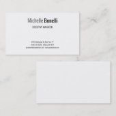 Professioneel, modern, minimaal creatief visitekaartje (Voorkant / Achterkant)