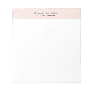 Professioneel Modern Minimalistisch Eenvoudig Notitieblok