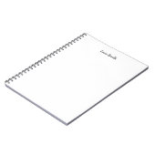 Professioneel Modern Minimalistisch Eenvoudig Notitieboek (Linkerzijde)