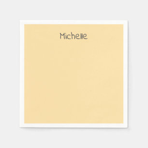 Professioneel Modern Minimalistisch Eigen Naam Servet