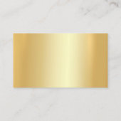 Professioneel Modern Minimalistisch Goud Ontwerp E Visitekaartje (Achterkant)
