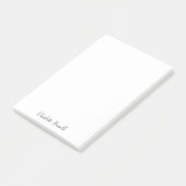 Professioneel, modern, minimalistisch handschrift post-it® notes (Schuin)