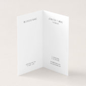 Professioneel Modern Monogram Elegant Minimalist Visitekaartjes (Binnen)