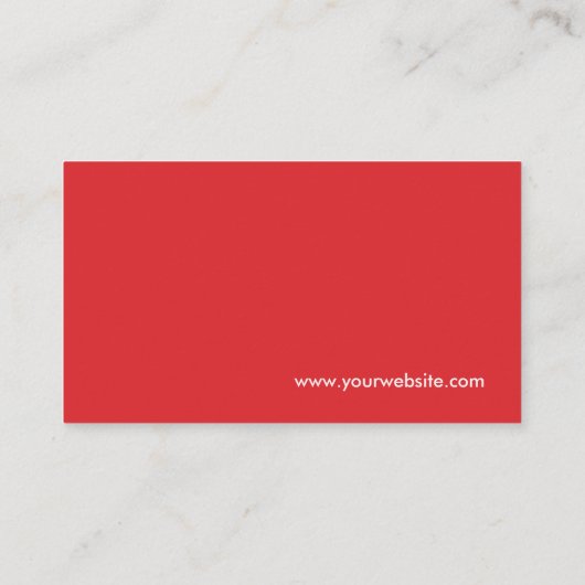 Professioneel modern Rood - Collectief QR Code Log Visitekaartje (Achterkant)