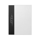 Professioneel modern script notitieblok (Gedraaid)