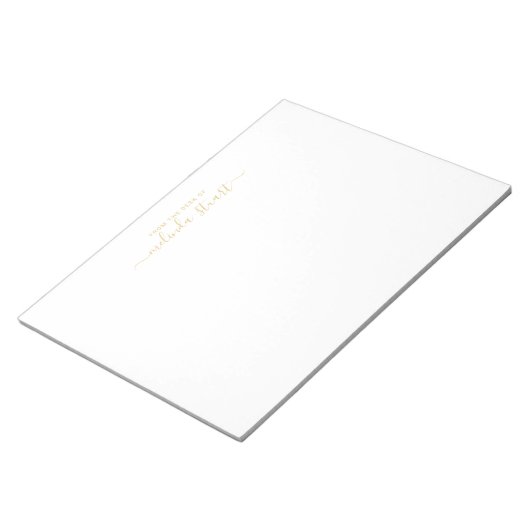 Professioneel modern script notitieblok (Schuin)