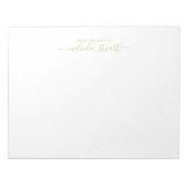 Professioneel modern script notitieblok (Voorkant)