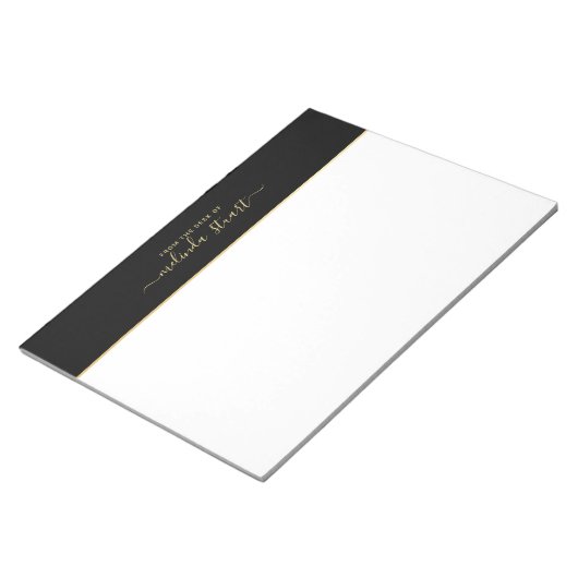 Professioneel modern script notitieblok (Schuin)