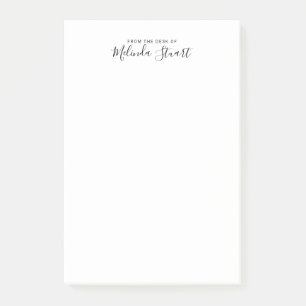 Professioneel modern script post-it® notes