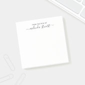 Professioneel modern script post-it® notes