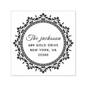 Professioneel Modern Script Retouradres Zelfinktende Stempel (Design)