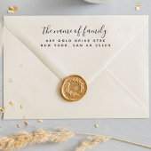 Professioneel Modern Script Retouradres Zelfinktende Stempel