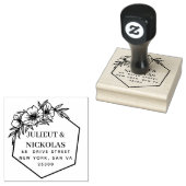 Professioneel modern script 	rubberstempel (Gestempeld)