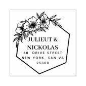 Professioneel modern script 	rubberstempel (Afrduk)