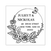 Professioneel modern script 	rubberstempel (Afrduk)