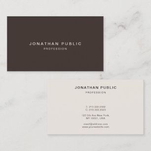 Professioneel Modern Template Elegante Luxe Kleure Visitekaartje