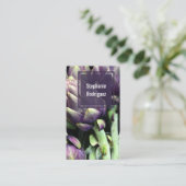 Professioneel modern voedsel visitekaartje (Staand voorkant)