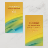 Professioneel, modern zakelijk visitekaartje (Voorkant / Achterkant)