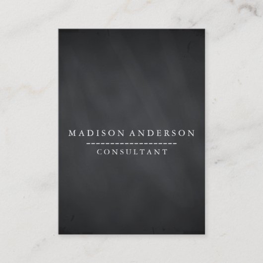 Professioneel, modern, zwart toetsenbord visitekaartje (Voorkant)