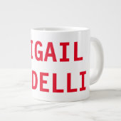 Professioneel, moedig, modern, aangepast model extra grote beker (Voorkant rechts)