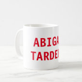 Professioneel, moedig, modern, aangepast model koffiemok (Voorkant links)