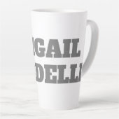 Professioneel, moedig, modern, aangepast model latte mok (Rechterhoek)