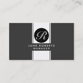 Professioneel monogram Elegant Cosmetoloog Makeup Visitekaartje