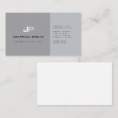 Professioneel monogram visitekaartje (Voorkant / Achterkant)