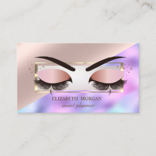 Professioneel Montuur Rose Goud Laser Holografisch Visitekaartje