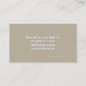 Professioneel naaister Visitekaartje (Achterkant)