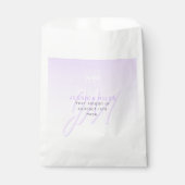 Professioneel Naam & Slogan Template | Lichtpaars Bedankzakje (Voorkant)